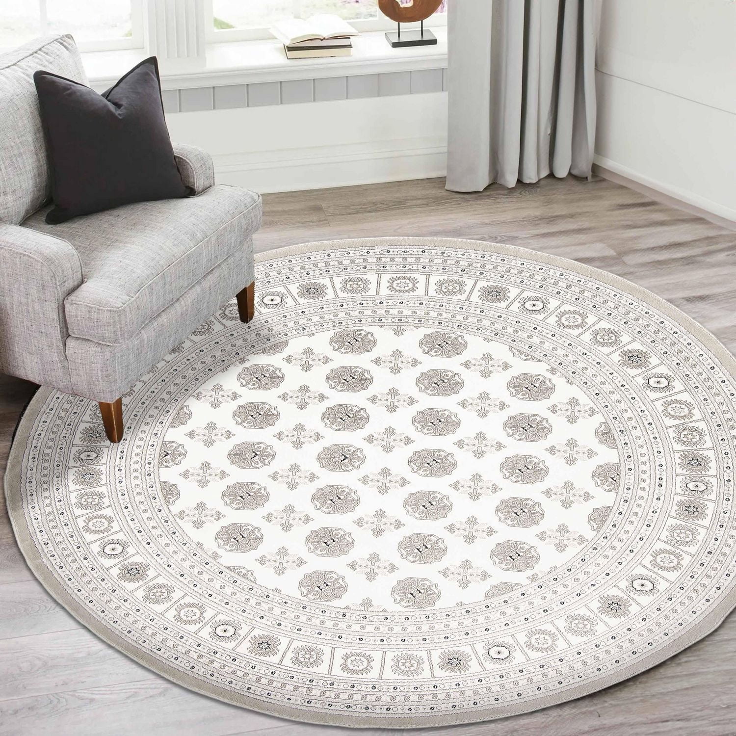 ECARPET Bokhara Traditional Oriental Area Rug, Classic Geometric Pattern