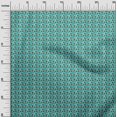 thumbnail image 3 of oneOone Cotton Jersey Olive Green Fabric Triangle Geometric Sewing Craft Projects Fabric Prints By Yard 58 Inch Wide, 3 of 5