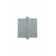 thumbnail image 3 of Brass Door Hinge 6"x 5"x 5mm – Satin Nickel ,Black & Chrome | Heavy Duty Ball Bearing | Flat Tip | Single Piece, 3 of 3