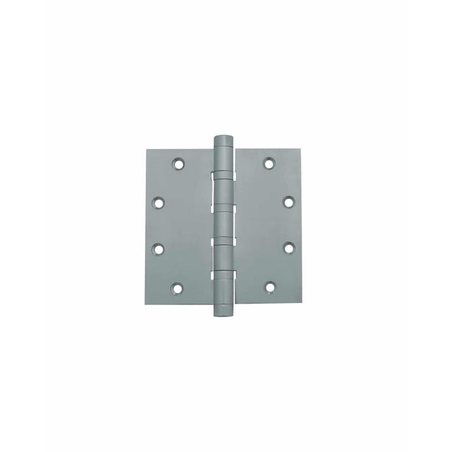 Brass Door Hinge 6"x 5"x 5mm – Satin Nickel ,Black & Chrome | Heavy Duty Ball Bearing | Flat Tip | Single Piece