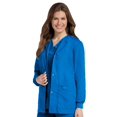 thumbnail image 1 of Landau Essentials Women's Classic Relaxed Fit 4 Pocket Crew Neck Scrub Jacket, 1 of 6
