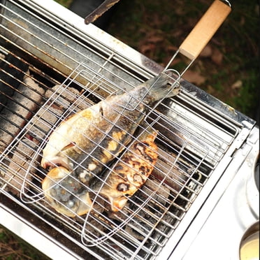 Outil de Barbecue Filet de Barbecue, Panier pour Gril BBQ, Four-Gril Portable pour BBQ
