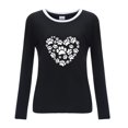 thumbnail image 3 of Chandail Décontracté pour Femmes Motif Patte d'Ours Amour Manches Longues Tupper, 3 of 4