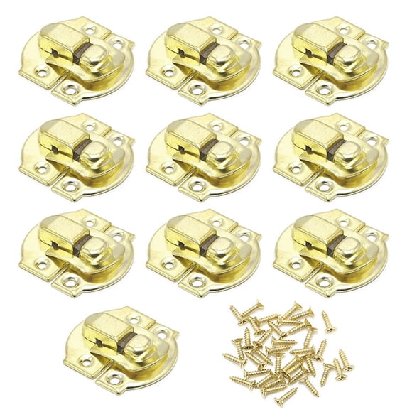 Practical Latches Box Buckle Latches Hardware Latches Lock Metal Lock Retro Small Buckle Curved Buckle Horn Lock