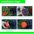 thumbnail image 4 of Replacement spool of black automatic grass feeder, grass rope, grass cutting machine, coil, grass cutting machine, dedicated, 4 of 5