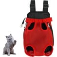 thumbnail image 1 of Cat Carrier, Portable Pet Carrier Backpack, Adjustable Pet Front Cat and Dog Carrier Backpack for Hiking and Riding(Purple,Medium), 1 of 4