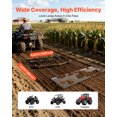 thumbnail image 4 of VEVOR Drag Harrow, 6 ft Tow-Behind Driveway Grader with Chain Harrow, Adjustable Width & 80lbs Load Capacity, Heavy Duty Lawn Leveling Rake, 4 of 9