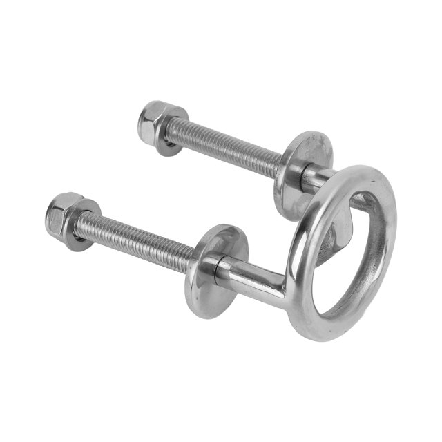 Boat Eye Hook, Stainless Steel M10 Thread Marine Transom Mount Wearable Tow Eye Hook