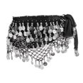 thumbnail image 4 of Maoww Belly Dance Waist Chain Black Silver, 4 of 9