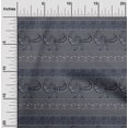 thumbnail image 1 of oneOone Silk Tabby Fabric Floral & Peacock Block Print Sewing Fabric BTY 42 Inch Wide, 1 of 4