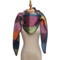thumbnail image 1 of Scarf for Women, Ladies Plaid Scarf European And Winter Circular Yarn Triangular Shawl Scarf, 1 of 1