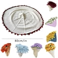 thumbnail image 3 of Handmade Crochet Flower Bundle Blanket Soft Light And Rose Bundle Knitted Parabolic Blanket Day Birthday Home Decoration DIY Material Package, 3 of 7