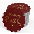 thumbnail image 4 of Inkdotpot Gold Foil Paper Hang Tags Happy Birthday Favor Tags 50 Piece, 4 of 6