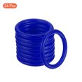 thumbnail image 3 of Unique Bargains 4cm Plastic Carnival Ringtoss Rings Hoop Party Favor Game, Blue 24 Pack, 3 of 5