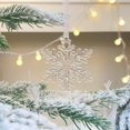 thumbnail image 1 of mtvxesu Transparent Acrylic Snowflake Pentacle Star Pendant Christmas Tree Ornament for Holiday Decorations, 3-Piece Set, Multiple Sizes, 1 of 6