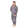thumbnail image 1 of Combinaison de Pyjama Unisexe pour Hommes Adultes une Pièce Sans Pieds, 1 of 7