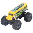 thumbnail image 2 of School Bus Model Toy, 1:43 Scale School Bus Pull Back Toy  For Outdoor Play For 3 + Years Old Kids Graffiti Yellow, 2 of 8