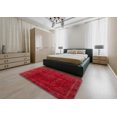 thumbnail image 4 of Ahgly Company Tapis d'Intérieur Ronds Abstraits Rouges Abstraits pour Aire, 6 Pieds Rond, 4 of 6