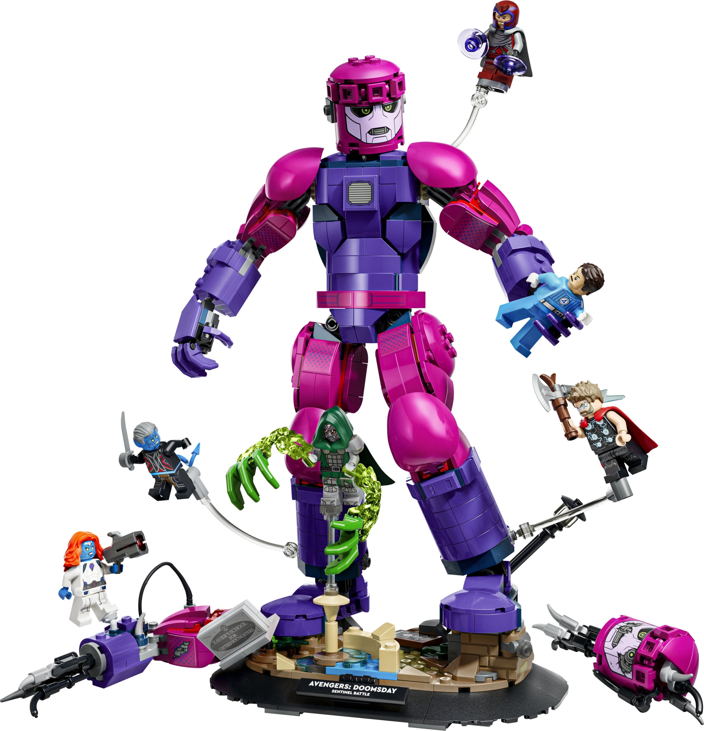 LEGO Marvel Epic Battle: Avengers: Doomsday - Building Toy for Boys & Girls, Ages 9+ - Super Hero Marvel Toy for Kids - Includes Movie Character Minifigures - Gift for Fans - 76348