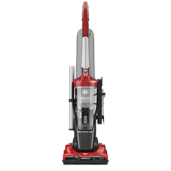 Refurbished Dirt Devil Endura Reach Compact Upright Vacuum Cleaner, Corded Electric, 10in Cleaning Path, Red, UD20124VCA