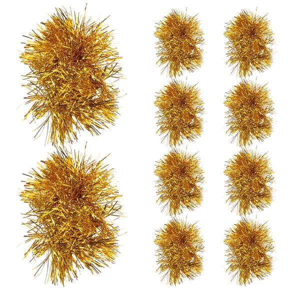 Miangastore 10pcs Cheering Squad Pompoms Wristband Cheering Poms Sports Events Dance Party Pompom Props