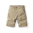 thumbnail image 4 of Faithtur Men? s Solid Color/Camouflage Print High Waist Shorts with Pockets, 4 of 9