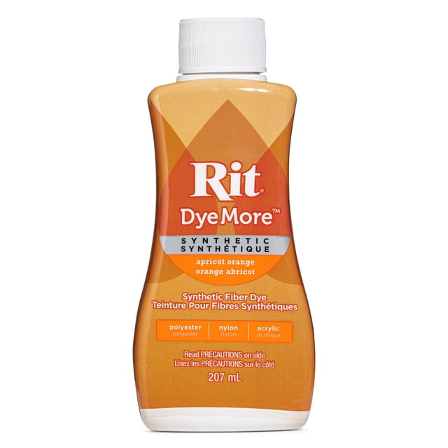 RIT Dyemore Liquid Dye for Synthetic Fibers, Orange, 207 mL (7 oz)