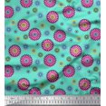thumbnail image 1 of Soimoi Polyester Crepe Fabric Flower Artistic Printed Fabric 1 Yard 52 Inch Wide, 1 of 3