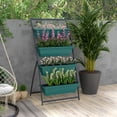 thumbnail image 2 of Outsunny Jardinière Surélevée d'Extérieur à 4 Niveaux avec 4 Bacs à Plantes, Vert, 2 of 10