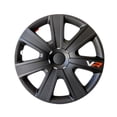 thumbnail image 1 of 16 In VR Carbon Black Wheel Cover 4 pack, 1 of 7