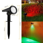 TopLLC Solar Courtyard Lights Outdoor Waterproof Spotlights Lights Floor Mounted Garden Lights Tree Lights Solar spotlight