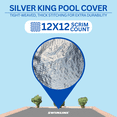 thumbnail image 4 of Swimline Hydrotools Silver King Winter Cover for 12x20 Ft Above Ground Pools, 4 of 7