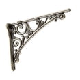 thumbnail image 3 of GROWTH TANK Wall Shelf Bracket Compact Shelf Support for Kitchen Book Shelves Wall Decor Silver, 3 of 9