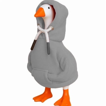 Staron Tenues pour Oie de Bureau, Mini Chandails à Capuchon pour Oie de Porche Vêtements pour Statue d'Oie Tenues pour Oie de Bureau 7 Pouces Accessoire de Table pour Oie Costume
