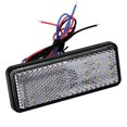 thumbnail image 2 of Gorgeri  Universal Motorcycle Scooter Moped Rectangle LED Reflector Tail Brake Light Stop Lamp     Taillight Universal Brake Stop Light   Tail Light, 2 of 5