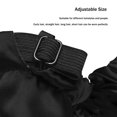 thumbnail image 4 of Bonnets de Douche, Bonnet de Douche Doublé en Soie pour Femmes, Réutilisable, Taille Ajustable, Lavable et Imperméable, Grand Bonnet de Douche en Satin - Noir, 4 of 5