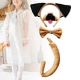 thumbnail image 2 of lionlar Animal Ears and Tail Set Animal Costume Set for Stage Performance Masquerade Dog, 2 of 9