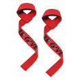 thumbnail image 1 of S SERENABLE 2Pcs Weight Lifting Straps Wrist Straps for Weightlifting Hand Grip Antislip Gym Red, 1 of 9