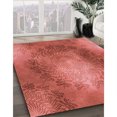 thumbnail image 3 of Ahgly Company Tapis Rectangulaire Lavable en Machine Rouge Lave, 3 Pieds x 5 Pieds, 3 of 7