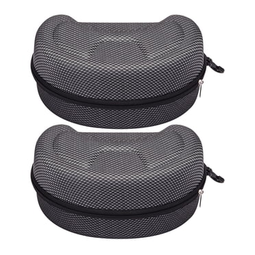 Miangastore Rangement pour Lunettes de Ski Étanche Antichoc Rectangulaire Design Élégant 2Ensemble 11.6x7.5x3.5In