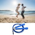 thumbnail image 2 of ZheElen Speed Skipping Wire Rope Indoor Outdoor Jumping Rope Weight Loss Exercise Home Gym Workout Tool, Blue, 2 of 9