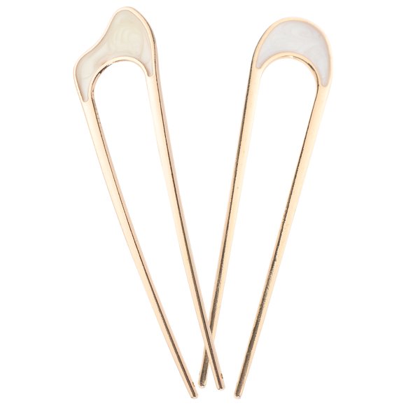 WHAMVOX U Shaped Hair Pin 2Pcs Small French Pin for Different Hairstyles Women