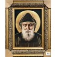 thumbnail image 1 of 17 X 21" Saint Charbel Makhlouf Framed Tapestry, 1 of 1