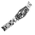 thumbnail image 4 of POINTERTECK Fashion Men Stainless Steel Scorpion Motorcycle Chain Bangle Bracelet Wristband, 4 of 5
