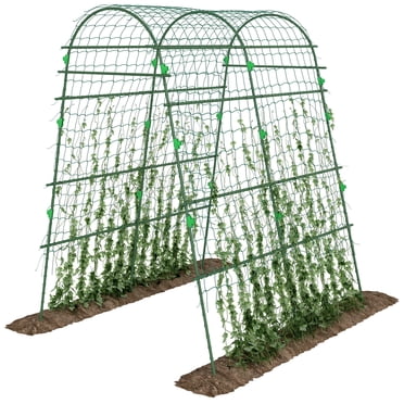 Outsunny Garden Trellis for Climbing Plants Outdoor, 6.8ft Tall
