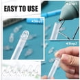 thumbnail image 5 of 8 Pieces Hardware Wand Tip Repair Wand for Broken Horizontal Blind Hardware Wand Assembly Replacement Kits Vertical Blinds Replacement Slats Exterior Window Shutters for Interior Windows, 5 of 5