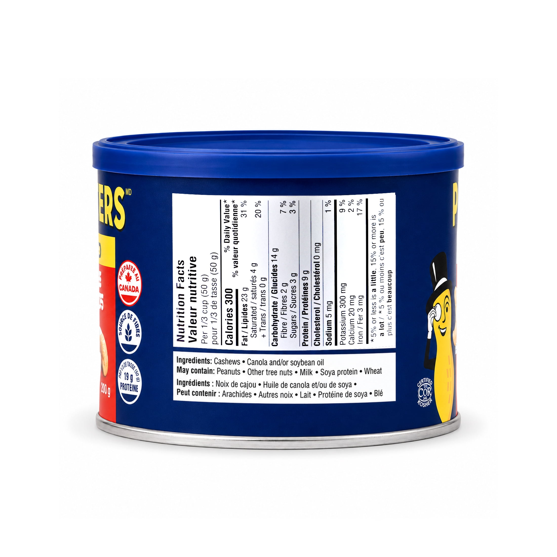 Planters Cashews, Roasted & Unsalted