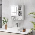 thumbnail image 2 of kleankin Armoire de Salle de Bain Murale avec Miroir, avec Porte et Tablette Ajustable, 2 of 10