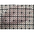 thumbnail image 4 of oneOone Cotton Poplin Fabric Check Ikat Print Fabric By The Yard 56 Inch Wide, 4 of 4