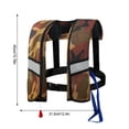 thumbnail image 3 of COM1950s Life Jackets for Adults, Life Vests for Adults, Manual Inflatable Life Jacket Outdoor Adult Fishing Manual Air Expandable Life Jacket Vests, Adult Life Jackets, Adult Life Jackets, 3 of 3